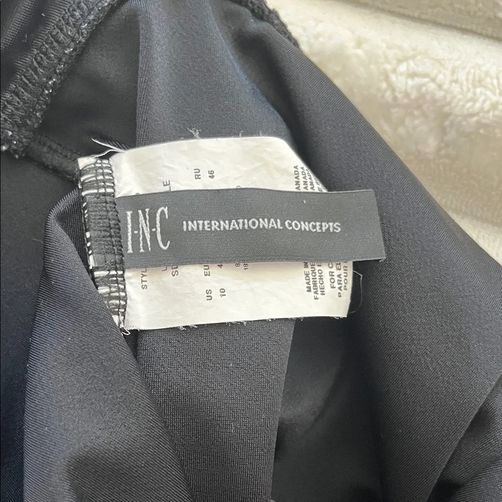 2 Day Sale! INC International Concepts Black One Piece Swimsuit! - Picture 5 of 6